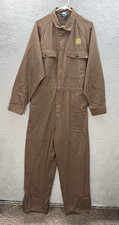 Vintage Topp Master Coveralls Adult Large Brown Workwear Grunge Made In USA 90s