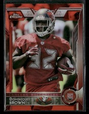 2015 Topps Chrome #179 Dominique Brown Orange Refractor