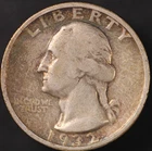 1932 WASHINGTON QUARTER | FRESH FROM AN ORIGINAL COLLECTION | TONED | LOT BB-741