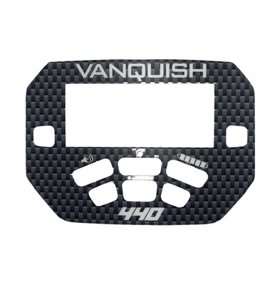 Minelab Vanquish 440 Vinyl Tastatur Aufkleber Grau Carbon