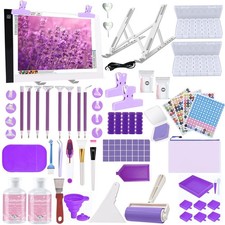 DNSGOOR 186Pcs All Inclusive Diamond Art Accessories Kit Diamond Painting A4 ...