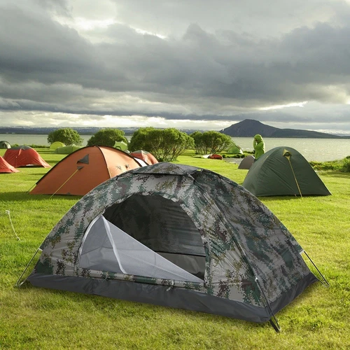 Anti UV beschichtetes tragbares Zelt für 2 Personen perfekt für Outdoor-Expedi - Bild 4 von 48