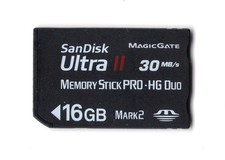 SanDisk Ultra II Memory Stick Pro-HG Duo Mark 2 16GB 30MB/s Camera Memory Card