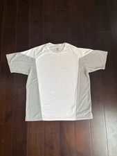 Patagonia Short Sleeve Base Layer T-Shirt Men’s, White/Grey, Large