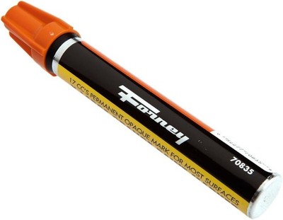 Forney 70835 Marker, Paint, Extra-Large, Orange 1 Count (Pack of 1), 