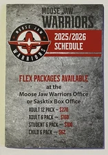 2025-2026 MOOSE JAW WARRIORS Schedule 🏒 Minor Hockey Sked COOL‼️