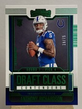 2023 Panini Contenders RC Anthony Richardson Green /75 Draft Class Colts