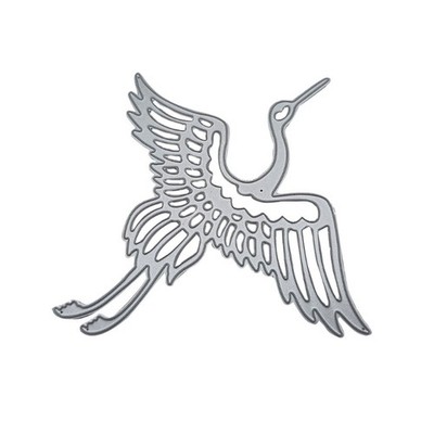Decorative Paper Dies Scrapbooking Flying Crane Embossing Cut Stencils for DIY