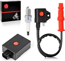 Ignition Coil & Spark Plug & CDI for Polaris Sportsman 500 Big Boss 500 Ranger..