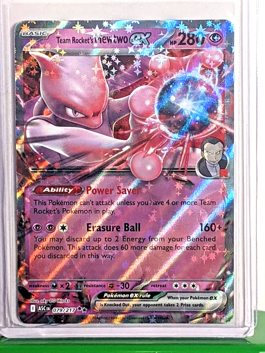 Team Rocket's Mewtwo ex 079/217 Me: Ascended Heroes Holo Double