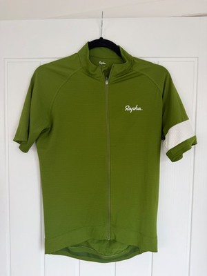 Rapha Herren leichtes bedrucktes Kurzarm Trikot - Grün - Medium