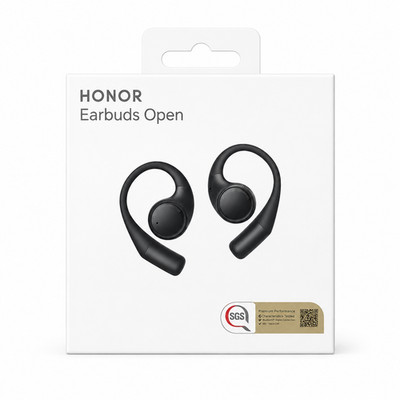 HONOR Earbuds Open Wireless Bluetooth Kopfhörer - Polar Black - NEU & VERSIEGELT