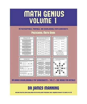 Preschool Math Book [Math Genius Vol 1]: This Book Is Designed for Preschool Tea