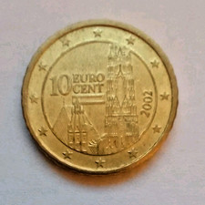 Austria 10 Cent Euro Coin 2002 - Circulated Coin (Circulated)