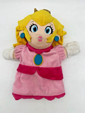 2017 Super Mario Bros Princess Peach Plush Hand Puppet 11" Hashtag Collectibles