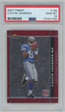 2007 Finest Calvin Johnson Rookie #135 PSA 10 - Lions
