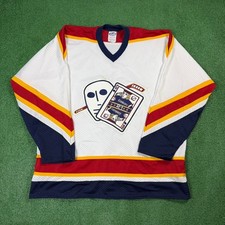 Green Bay Gamblers Hockey Jersey USA Made Vintage Minor League USHL Mesh XL Rare