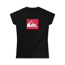 Quiksilver Outlaw Surf Red Logo T-Shirt Womens