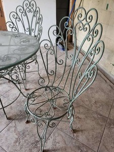 Wrought Iron Indoor Dining Set Images