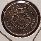 1972 10 Céntimos Costa Rica AU Guatemala City Mint World Coin  — photo 1