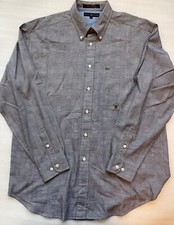 TOMMY HILFIGER GOLF, MEN'S L, BUTTON DOWN, BUTTON FRONT LONG SLEEVES, NWOT
