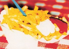 Edgar gratis #4731 - Maike Jessen: Pommes rot-weiß - Postkarte gelaufen 1998