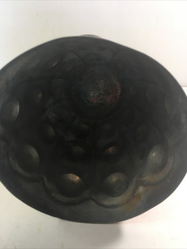 Vintage Copper Urn Vase With G.S GYP stamped On Bottom Nice Detailed 7 1/2” Tall - Picture 4 of 6