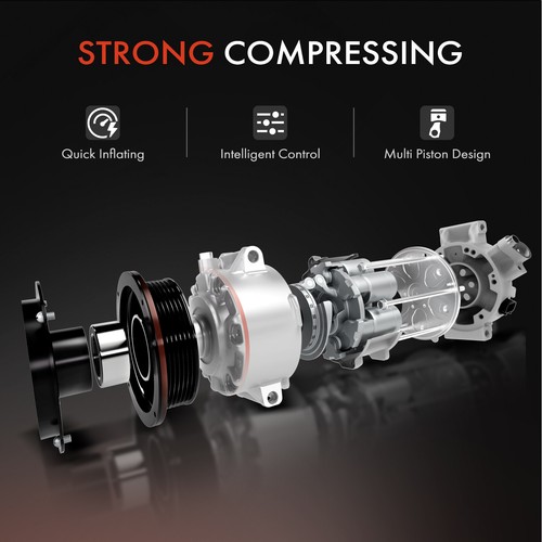 New A/C Compressor with Clutch for Kia Rondo 2010 2011 2012 L4 2.4L 977011D100 - Picture 8 of 10