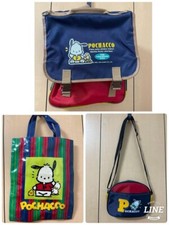 Pochacco Rucksack Shoulder bag Hand bag set Vintage rare sanrio collection