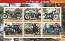 MINI SHEET 2015 MOTORCYCLE MOTORBIKE MOTORRAD MOTOCYCLETTES