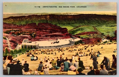 Postcard E 220, Amphitheatre, Red Rock Park, Colorado | eBay