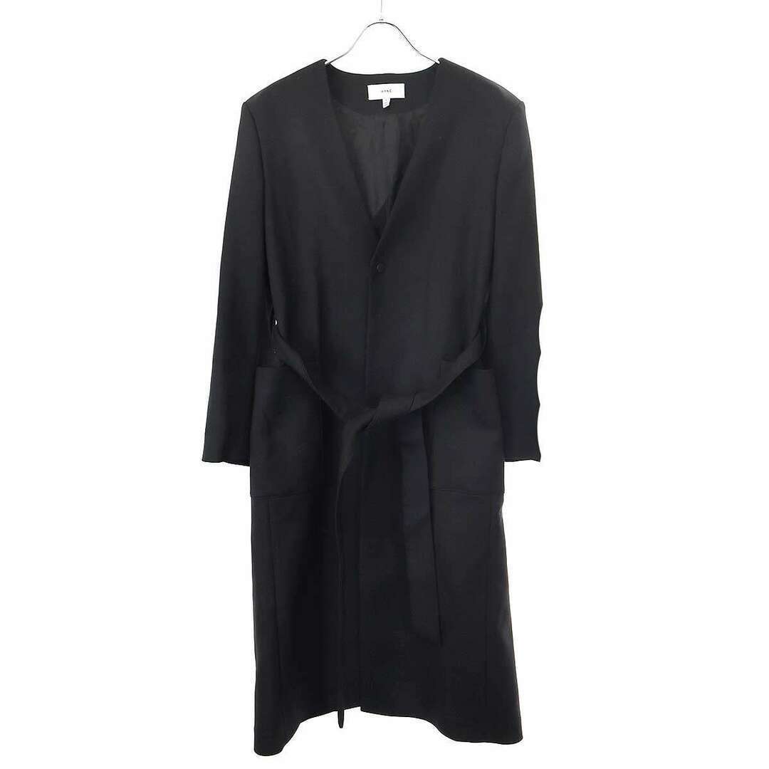 HYKE HIKE 21AW DOUBLE FACE COAT 212-17302 BLACK 1 Used MESC HYKE HIKE 21AW DOUBLE FACE COAT 212-17302 BLACK 1 Used MESC