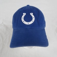 Indianapolis Colts NFL Reebok Blue Relaxed Slouch Dad Hat Cap Adult Adjustable