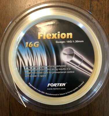 Download (5 PACK) Forten FLEXION 16G / 1.30mm Co-Poly Tennis String (Set - 44ft.) | eBay