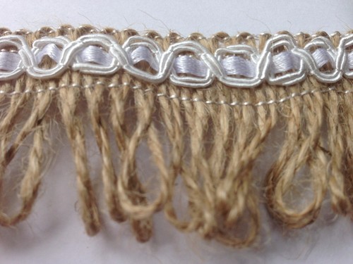 Natural Jute Burlap Hessian Trims Lattice Rustic Decor 1.5''/2.5'' wide 1 yard - Picture 6 of 6