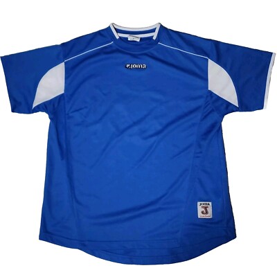 Joma Soccer Jersey Kit Blue Men's Size Medium UK Small Mex M Bloke Football 