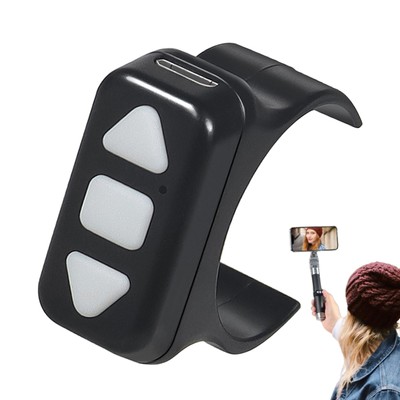 Phone Remote Control Ring Ebook Page Turner Rechargeable Video Recording vividly