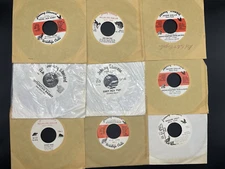 Lot of 9 Johnny Stewart 45 RPM Records Game Callers Calls, Lot 2
