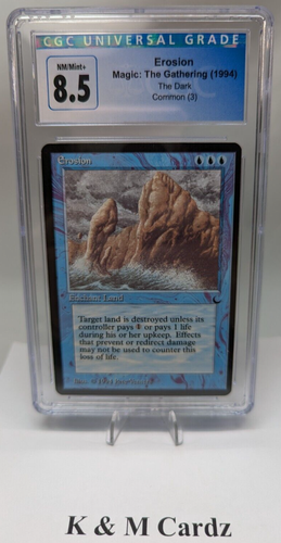 MTG - The Dark - Erosion - Graded 8.5 - Vintage