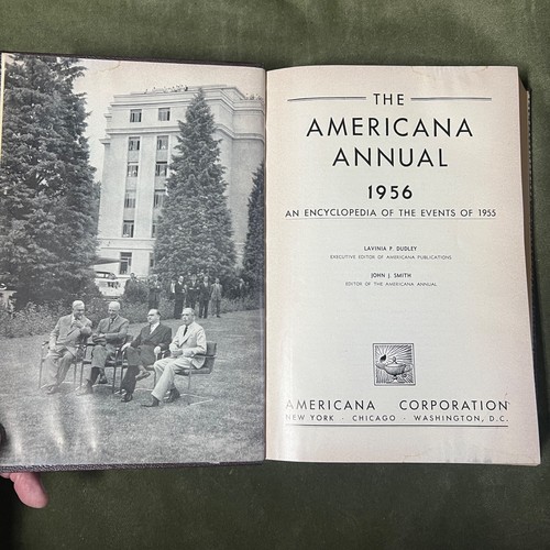 The Encyclopedia Americana Brown ANNUALS 1954 Thru 1965 (Missing 1959) - Picture 22 of 91