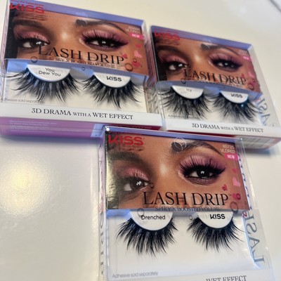 NEW! KISS Lash Drip Spiky X Boost Vol 3D Drama Wet Effect - Choose your Style