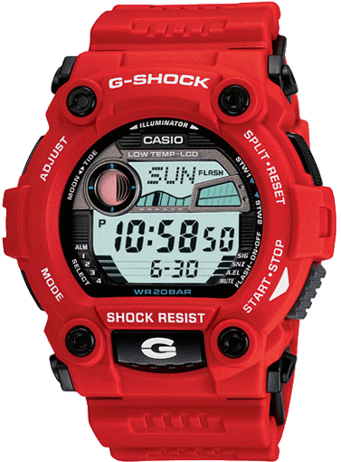 Casio G-shock Chronograph Watch 3194 G-7900a 200m Moon Tide White Blue Read  for sale online | eBay
