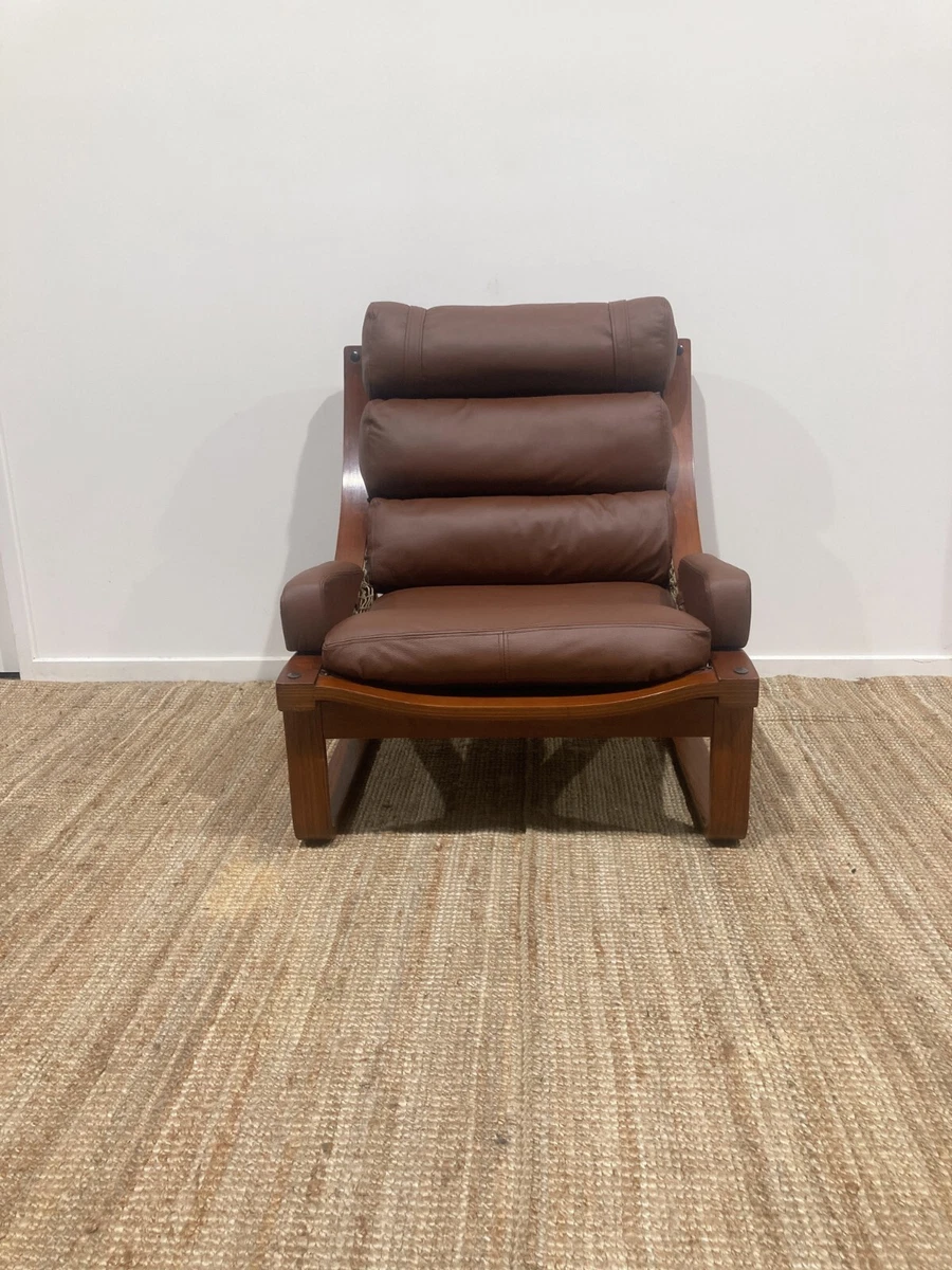 Tessa T4 single armchair matching footstool Fred Lowen restored
