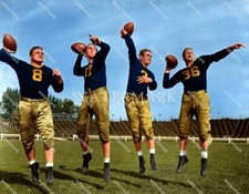 EL50 Herm Rohrig - Cecil Isbell - Tony Canadeo 8x10 11x14 16x20 Colorized Photo