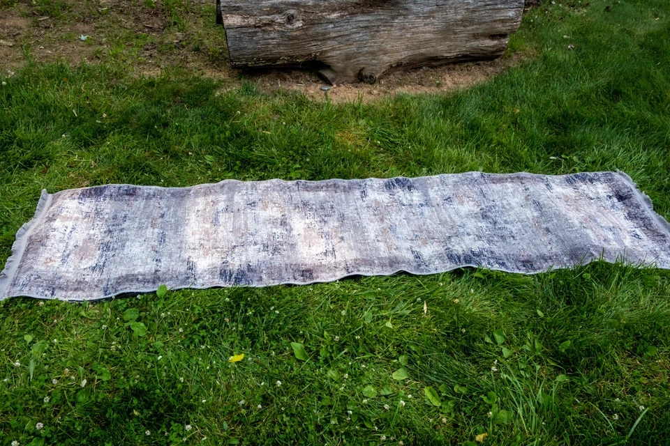 Alfombra turca 2'x9', alfombra de corredor, oriental Foto 4 de 4