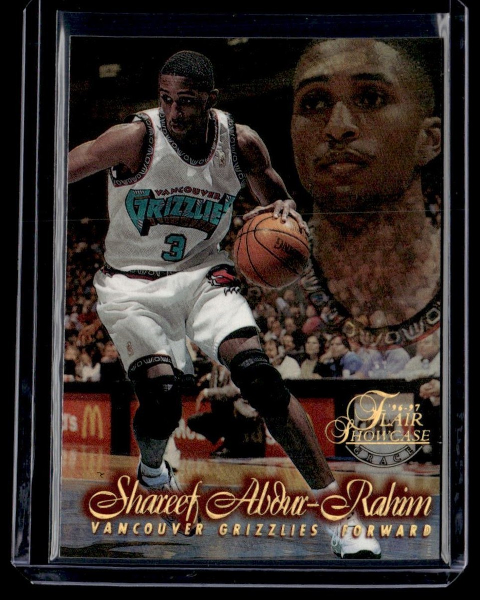 1996-97 Flair Showcase Row 1 Shareef Abdur-Rahim RC Vancouver 