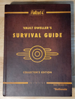 Fallout 4 Vault Dweller's Survival Guide Collector's Edition Hardcover
