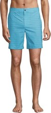 NWT Lands' End Men's Lined 7" Hybrid Swim Shorts Swim Trunks Size L 70 FLF103
