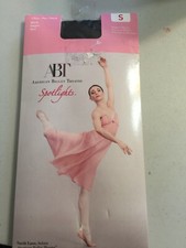 NIP Size Small Girls 1 Pair Black Spotlights ABT American Ballet Theatre Tight