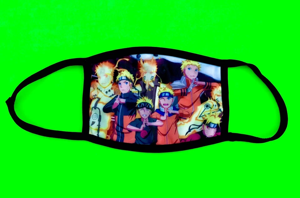 NEW Naruto Anime All Naruto Forms Transformations Face Mask Cover USA SELLER - Image 2 of 4
